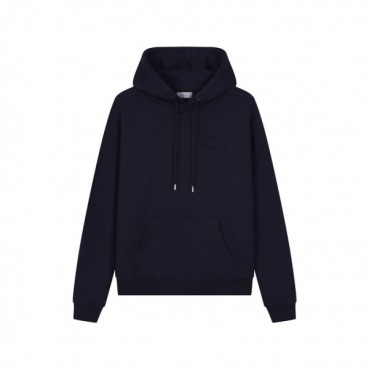 디올 남/녀 블랙 후드티 - Dior Unisex Black Hoodie 