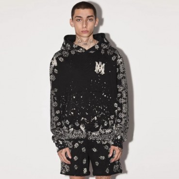 아미리 남성 블랙 후드티 - Amiri Mens Black Hoodie 