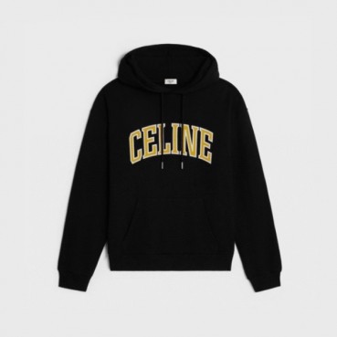 셀린느 남성 블랙 후드티 - Celine Mens Black Hoodie 