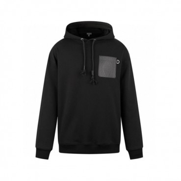 로에베 남성 블랙 후드티 - Loewe Mens Black Hoodie 
