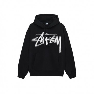 스터시 남성 블랙 후드티 - Stussy Mens Black Hoodie 