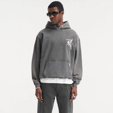 리프리젠트 남성 그레이 후드티 - Represent Mens Gray Hoodie 