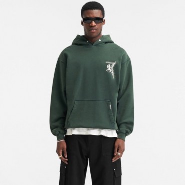 리프리젠트 남성 그린 후드티 - Represent Mens Green Hoodie 