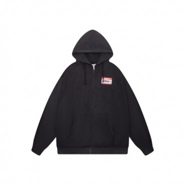 베트멍 남성 집업 후드티 - Vetements Mens Zip