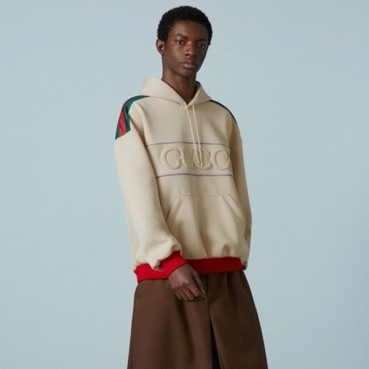 구찌 남성 아이보리 후드티 - Gucci Mens Ivory Hoodie 