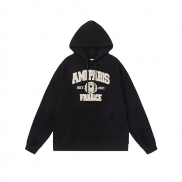 아미 남성 캐쥬얼 블랙 후드티 - Ami Mens Black Hoodie 