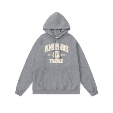 아미 남성 캐쥬얼 그레이 후드티 - Ami Mens Gray Hoodie 