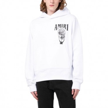 아미리 남성 화이트 후드티 - Amiri Mens White Hoodie 