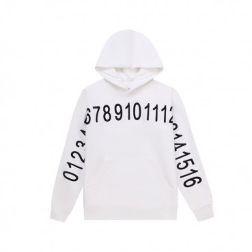 메종 마르지엘라 남성 화이트 후드티 - Maison margiela Mens White Hoodie 