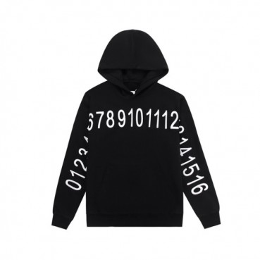 메종 마르지엘라 남성 블랙 후드티 - Maison margiela Mens Black Hoodie 