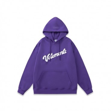 베트멍 남성 퍼플 후드티 - Vetements Mens Purple Hoodie 
