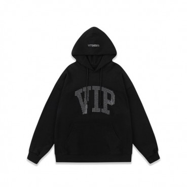 베트멍 남성 블랙 후드티 - Vetements Mens Black Hoodie 