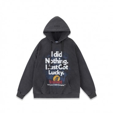 베트멍 남성 다크 그레이 후드티 - Vetements Mens Dark