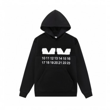 메종 마르지엘라 남성 블랙 후드티 - Maison margiela Mens Black Hoodie 