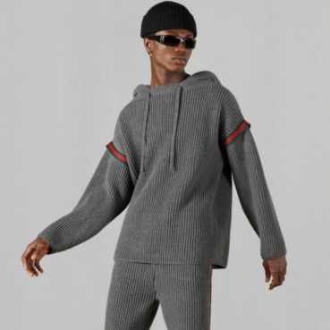 구찌 남성 그레이 후드티 - Gucci Mens Gray Hoodie 