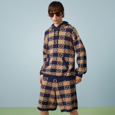 구찌 남성 카멜 후드티 - Gucci Mens Camel Hoodie 