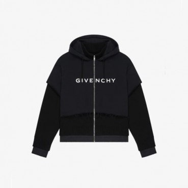 지방시 남성 블랙 후드티 - Givenchy Mens Black Hoodie 