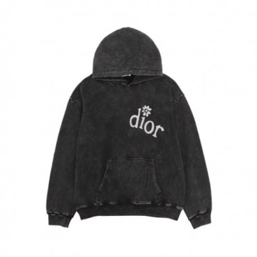 디올 남성 블랙 후드티 - Dior Mens Black Hoodie 
