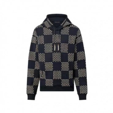 루이비통 남성 블랙 후디 - Louis vuitton Mens Black Hoodie 