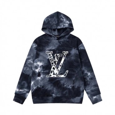 루이비통 남성 블랙 후디 - Louis vuitton Mens Black Hoodie 