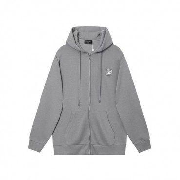 샤넬 남성 캐쥬얼 그레이 후드티 - Chanel Mens Gray Hoodie 