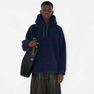 버버리 남성 블루 후드티 - Burberry Mens Blue Hoodie 