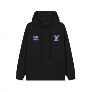 루이비통 남성 블랙 후디 - Louis vuitton Mens Black Hoodie 