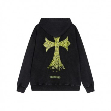 크롬하츠 남성 블랙 후디 - Chrom hearts Mens Black Hoodie 