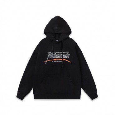 베트멍 남성 블랙 후드티 - Vetements Mens Black Hoodie 