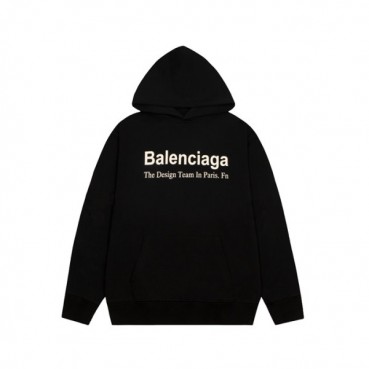 발렌시아가 남성 블랙 후드티 - Balenciaga Mens Black Hoodie 