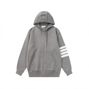 톰브라운 남성 캐쥬얼 그레이 후드티 - Thom Browne Mens Gray Hoodie 