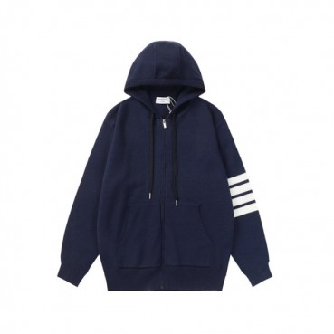 톰브라운 남성 캐쥬얼 네이비 후드티 - Thom Browne Mens Navy Hoodie 