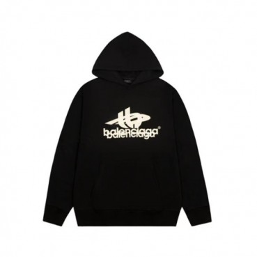 발렌시아가 남성 블랙 후드티 - Balenciaga Mens Black Hoodie 