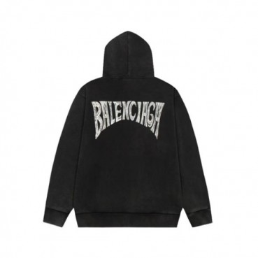 발렌시아가 남성 블랙 후드티 - Balenciaga Mens Black Hoodie 