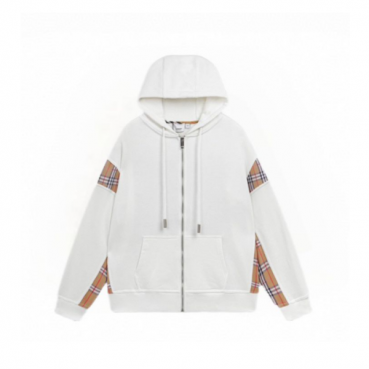 버버리 남성 화이트 후드집업 - Burberry Mens White Hoodie 