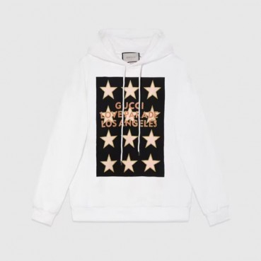 구찌 남성 화이트 후드티 - Gucci Mens White  Hoodie 