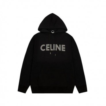 셀린느 남성 캐쥬얼 블랙 후드티 - Celine Mens Black Hoodie 