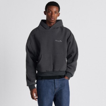디올 남성 블랙 후드티 - Dior Mens Black Hoodie 