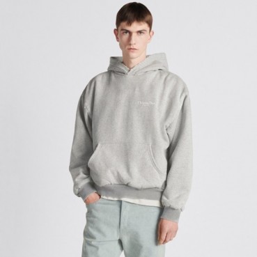 디올 남성 그레이 후드티 - Dior Mens Gray Hoodie 