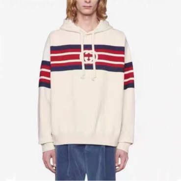 구찌 남성 화이트 후드티 - Gucci Mens White Hoodie 