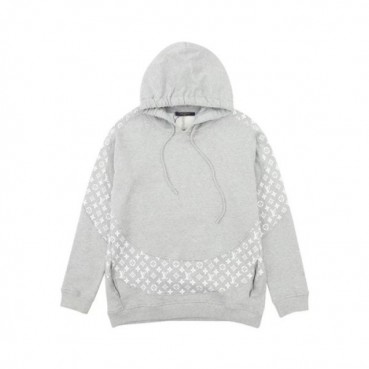루이비통 남성 그레이 후드티 - Louis vuitton Mens Gray Hoodie 