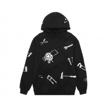루이비통 남성 블랙 후드티 - Louis vuitton Mens Black Hoodie 