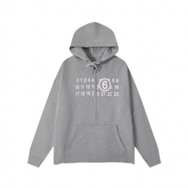 메종마르지엘라 남성 그레이 지퍼 후드티 - Maison margiela Mens Gray Hoodie 