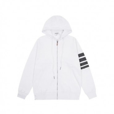 톰브라운 남성 캐쥬얼 화이트 후드티 - Thom Browne Mens White Hoodie 