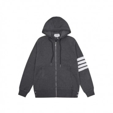 톰브라운 남성 캐쥬얼 그레이 후드티 - Thom Browne Mens Gray Hoodie 