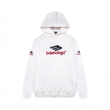 발렌시아가 남성 화이트 후드티 - Balenciaga Mens White Hoodie 