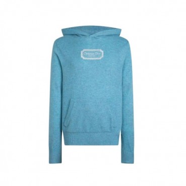 디올 남성 블루 후드티 - Dior Mens Blue Hoodie 