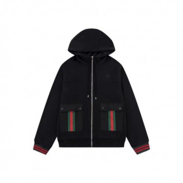 구찌 남성 블랙 집업 후드티 - Gucci Mens Black Zipup Hoodie 