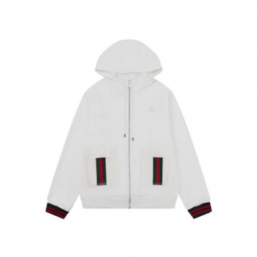 구찌 남성 화이트 집업 후드티 - Gucci Mens White Zipup Hoodie 