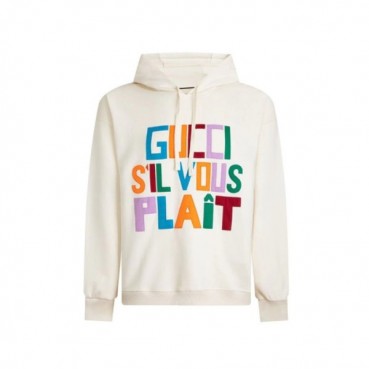 구찌 남성 화이트 후드티 - Gucci Mens White Hoodie 